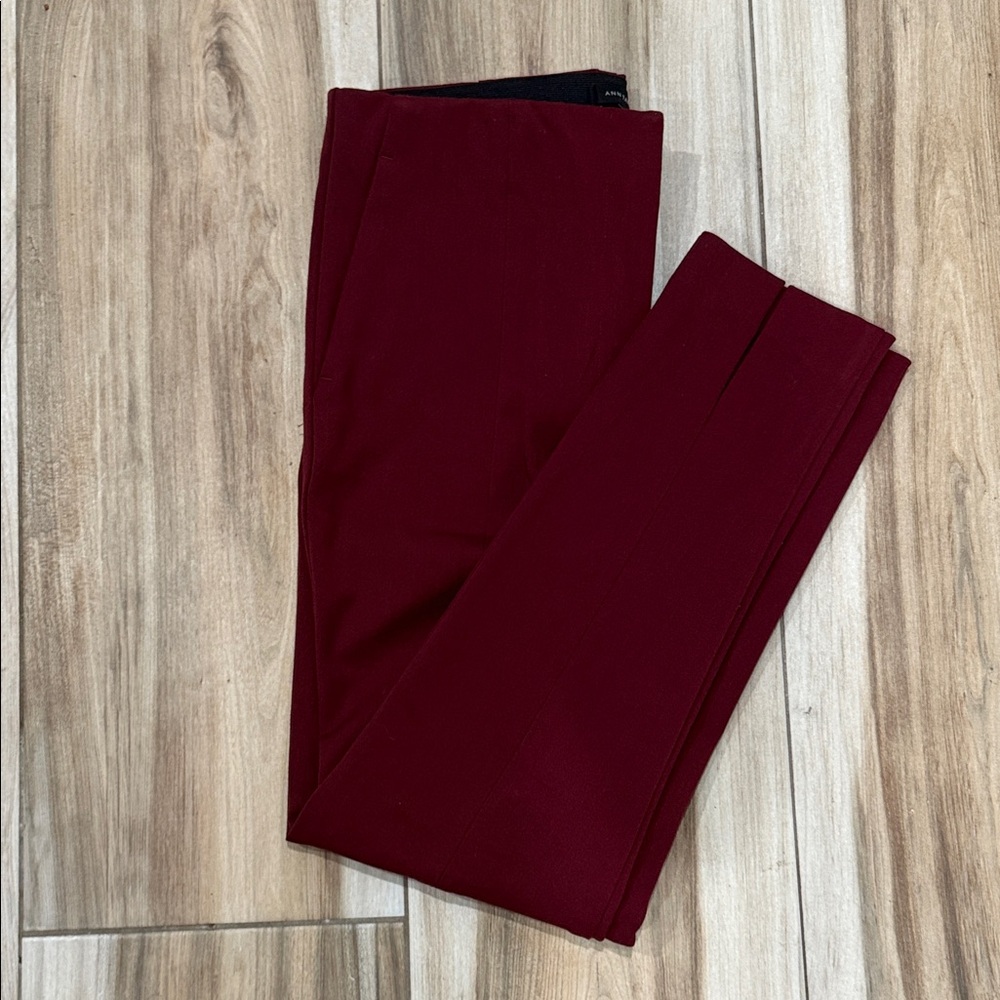 Ann Taylor Deep Red Pants - Picture 4 of 6
